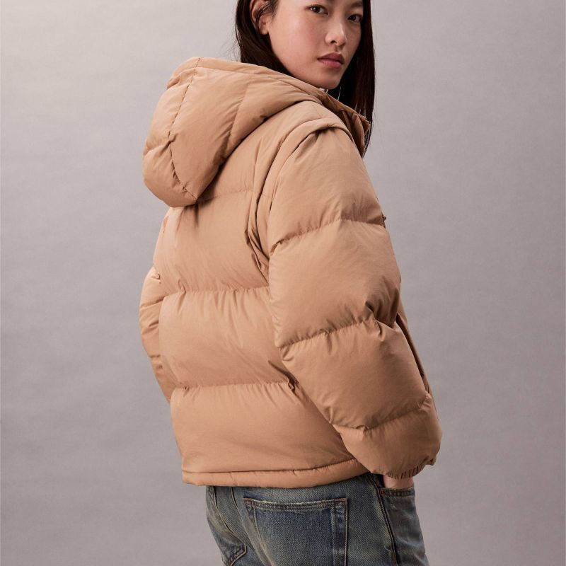 Geaca Calvin Klein DETACHABLE SLEEVE DOWNPUFFER - poza 2