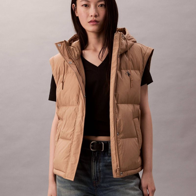 Geaca Calvin Klein DETACHABLE SLEEVE DOWNPUFFER - poza 3