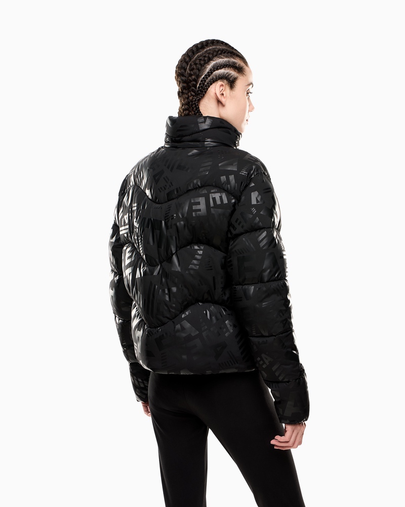 Geaca EA7 MOUNTAIN WINTER JACKETS W BOMBER JACKET EXTRA PADDED MONOGRAM - poza 2
