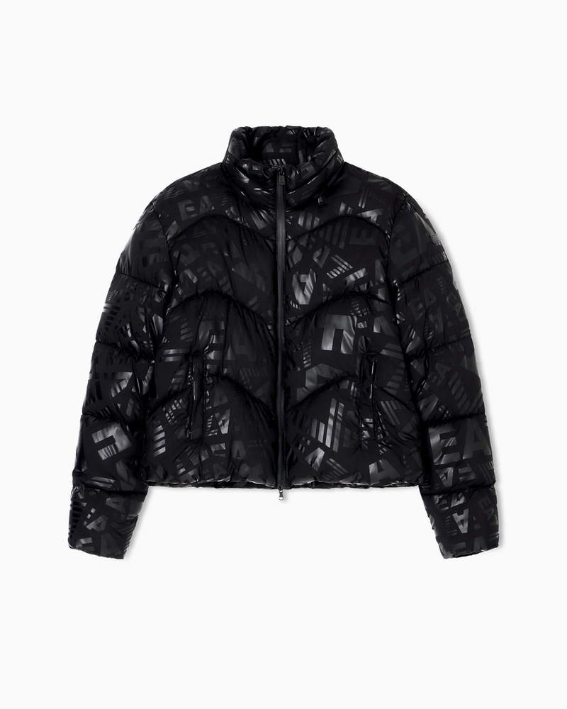 Geaca EA7 MOUNTAIN WINTER JACKETS W BOMBER JACKET EXTRA PADDED MONOGRAM - poza 3