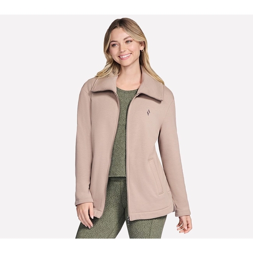Geaca femei Skechers GO SNUGGLE Tunic Full Zip Jacket JA214-TPBR - poza 4