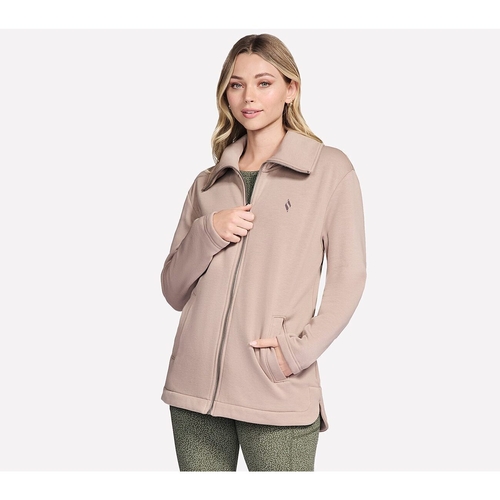 Geaca femei Skechers GO SNUGGLE Tunic Full Zip Jacket JA214-TPBR - poza 5