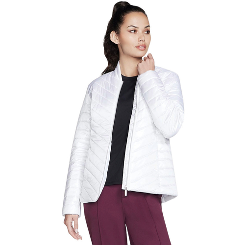 Geaca femei Skechers Goshield Shine Jacket JA150-WHT - poza 1