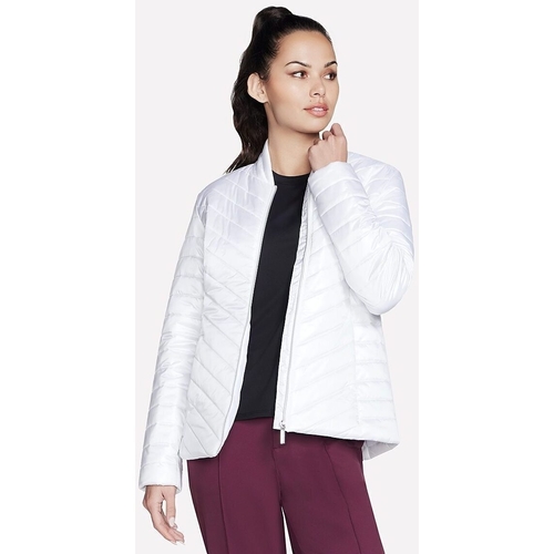 Geaca femei Skechers Goshield Shine Jacket JA150-WHT - poza 4