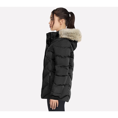 Geaca femei Skechers On-the-GO Cozy Fit Journey Parka JA375-BLK - poza 3