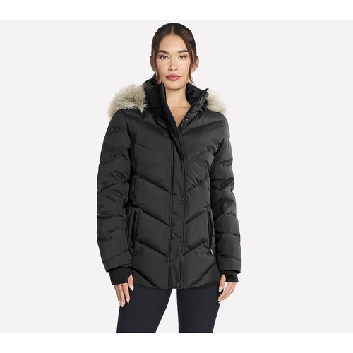 Geaca femei Skechers On-the-GO Cozy Fit Journey Parka JA375-BLK - poza 4
