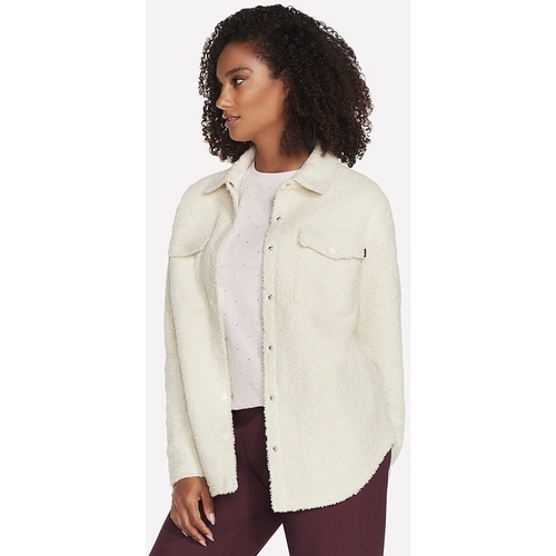 Geaca femei Skechers Sherpa Shacket JA182-CRW - poza 3