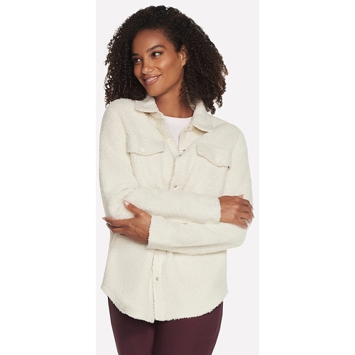 Geaca femei Skechers Sherpa Shacket JA182-CRW - poza 4