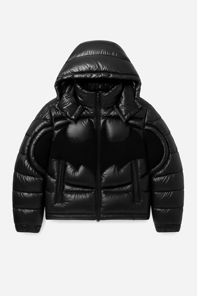 GEACĂ PUFFER BATMAN BLACK – INSPIRED STREETWEAR GCMN8 (MĂRIME: L)