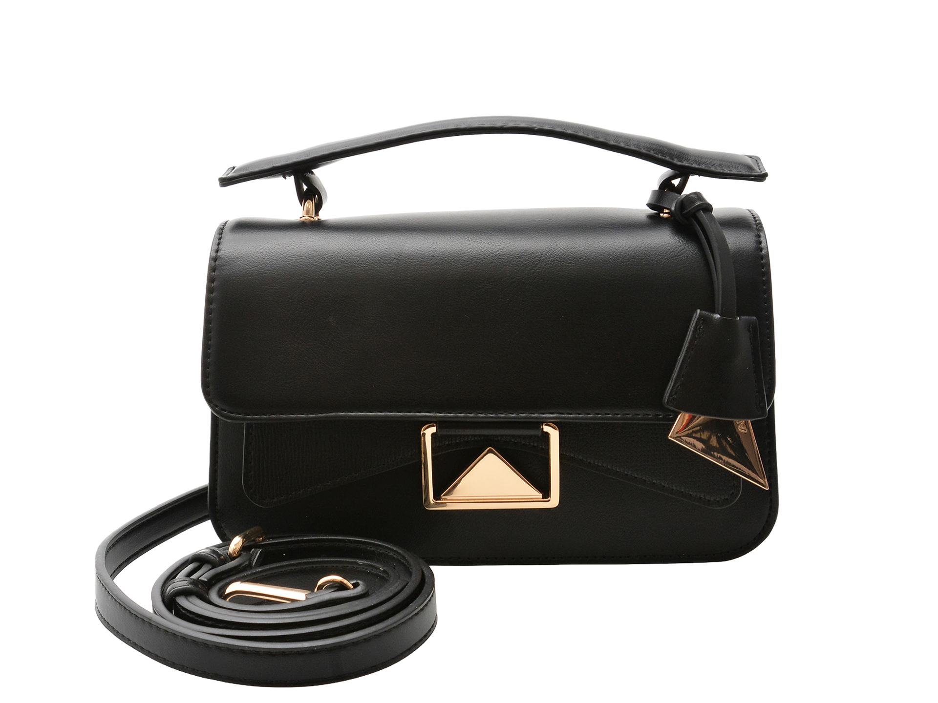 Geanta ALDO neagra, HADDIE 001, din piele ecologica