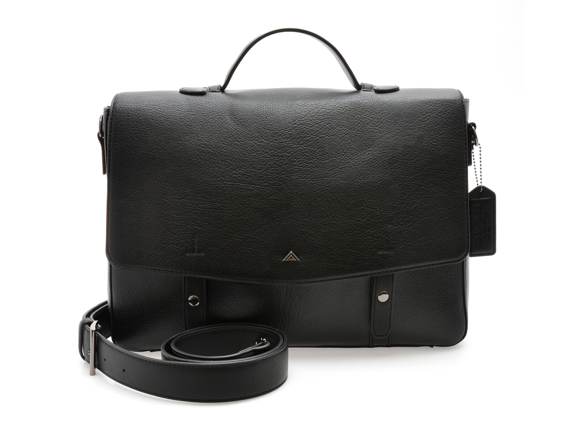 Geanta ALDO neagra, HILDEBRAD 009, din piele ecologica