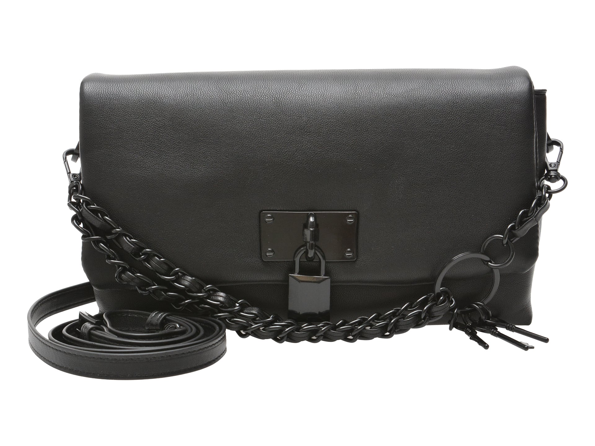 Geanta ALDO neagra, JACKIEBAG 008, din piele ecologica