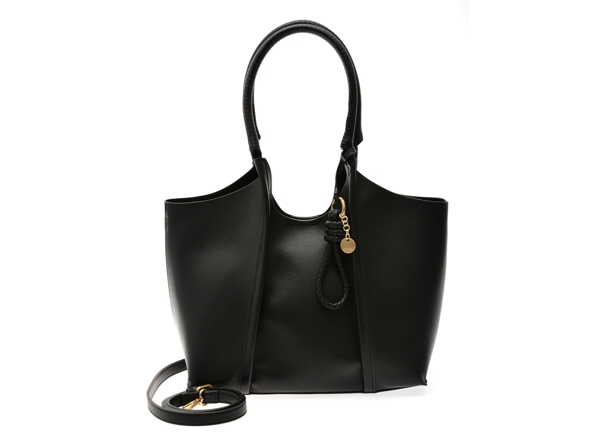 Geanta ALDO neagra, KYLINIA 006, din piele ecologica