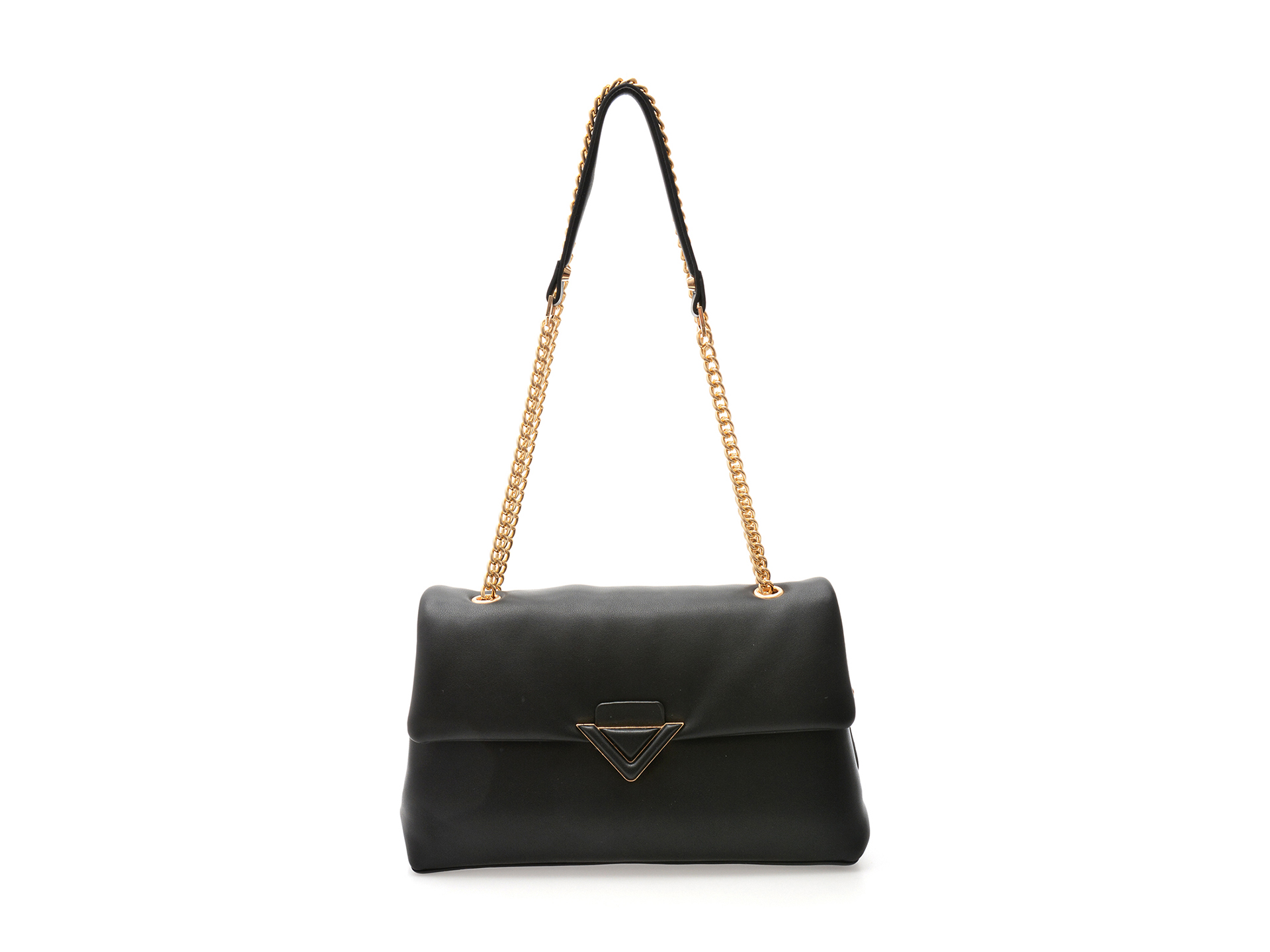 Geanta ALDO neagra, LARGESOFTPUFF 001, din piele ecologica