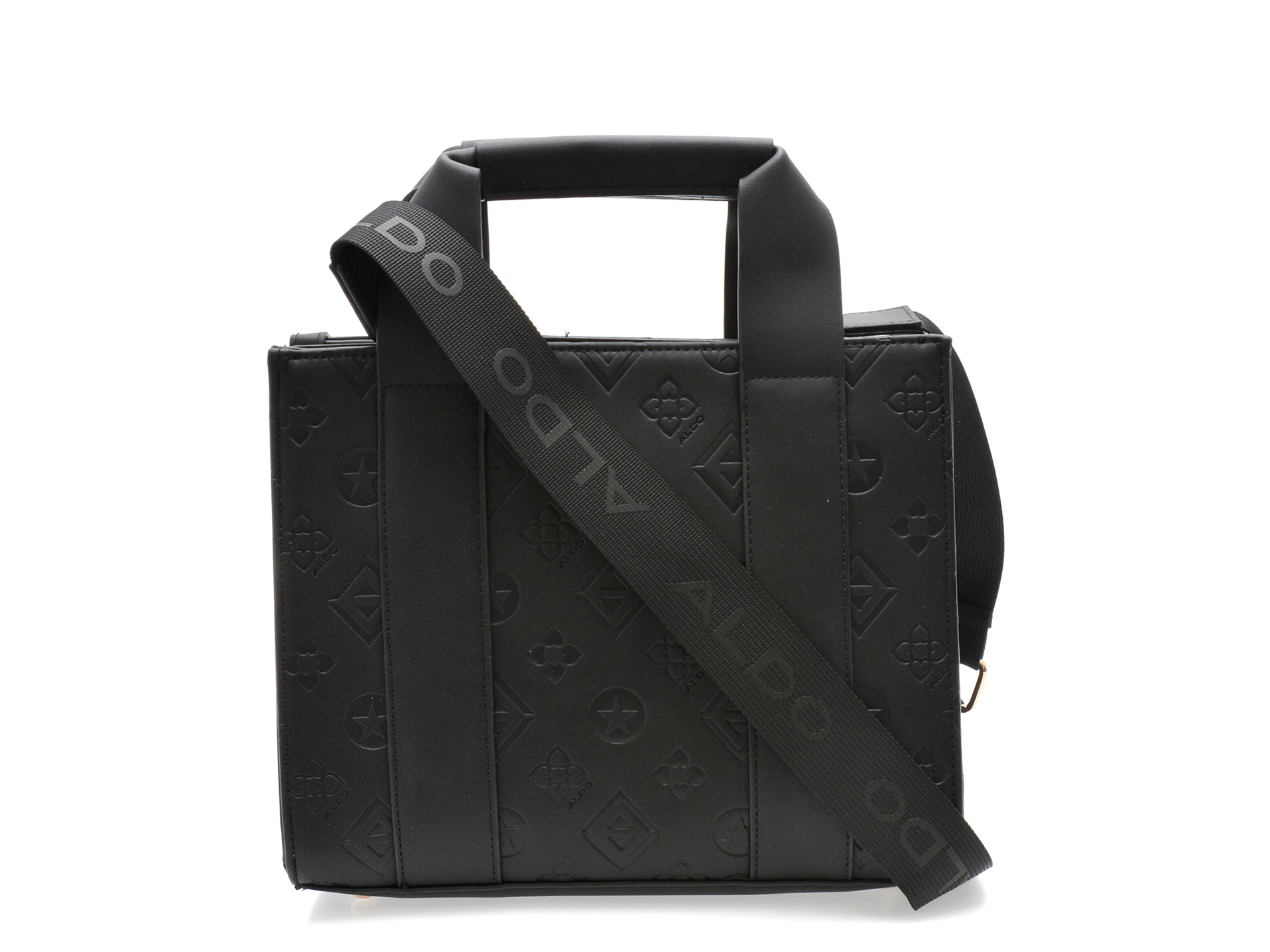 Geanta ALDO neagra, QIANWAN 018, din piele ecologica