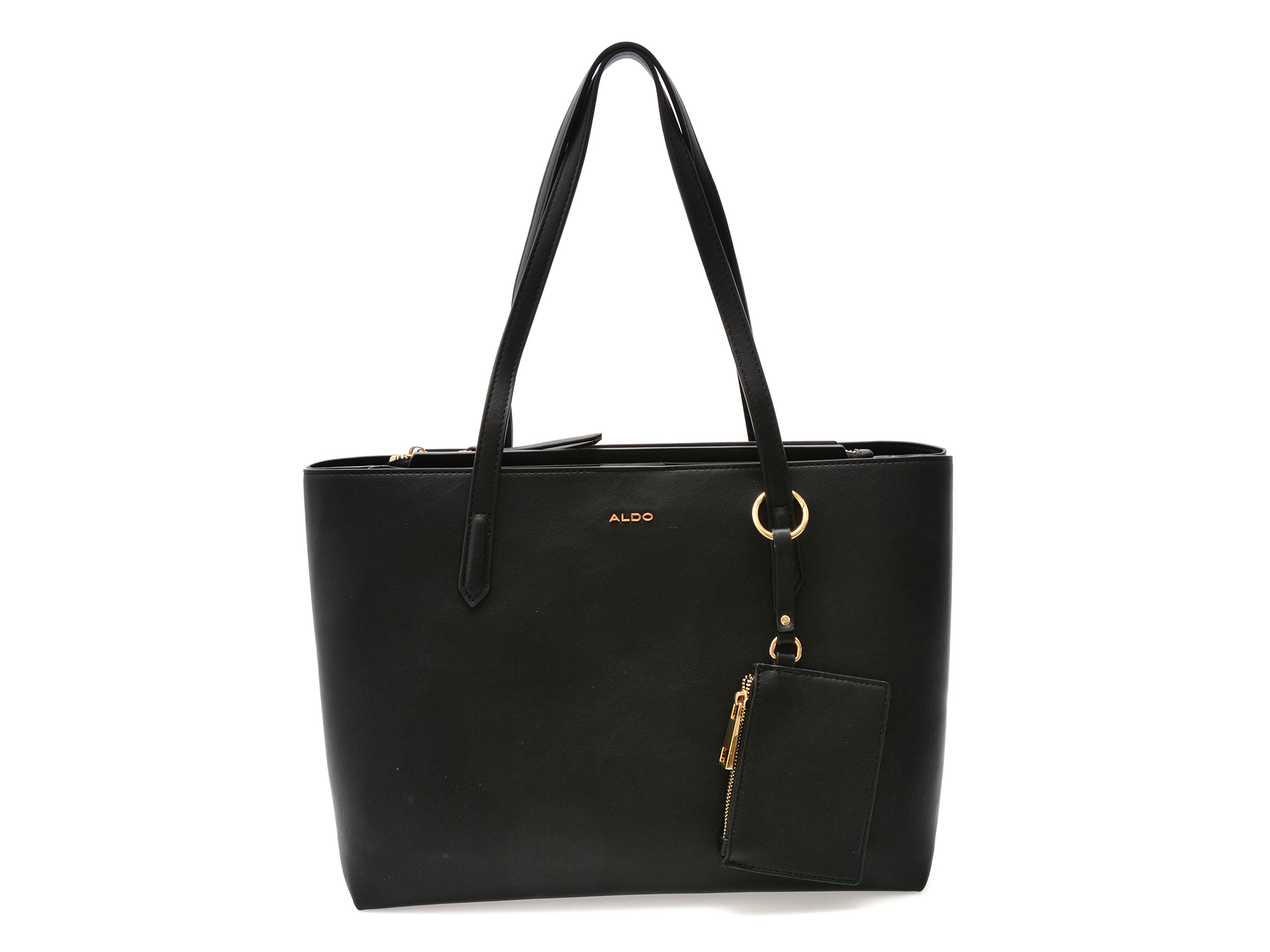Geanta ALDO neagra, YSABELLE 001, din piele ecologica