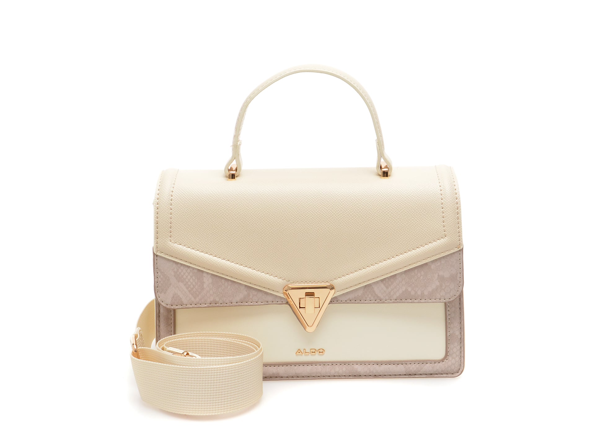 Geanta ALDO nude, ORANGESPINE 270, din piele ecologica