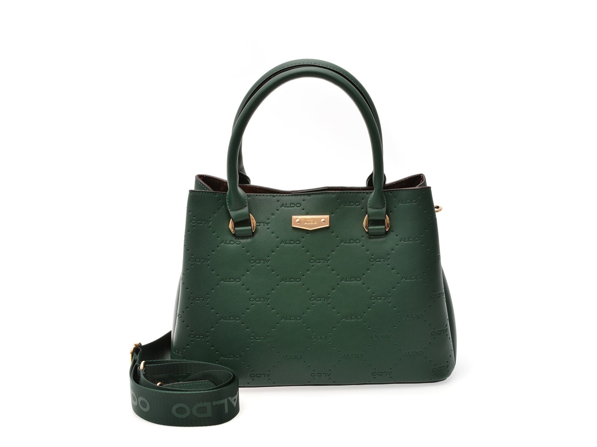 Geanta ALDO verde, CLIMBING LILY 300, din piele ecologica