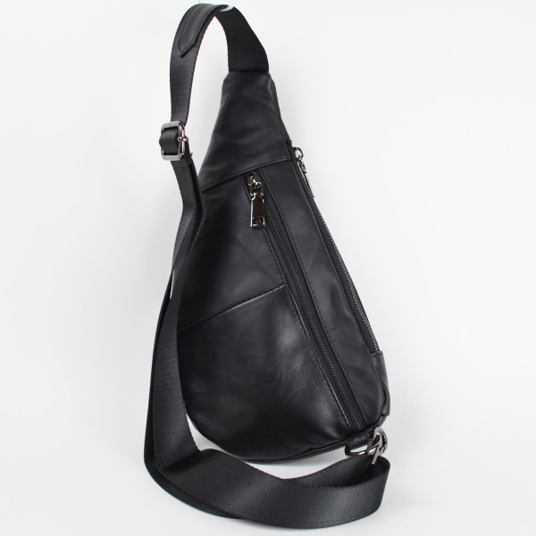 Geanta barbati, Martin GT1328, piele naturala, model negru - poza 4
