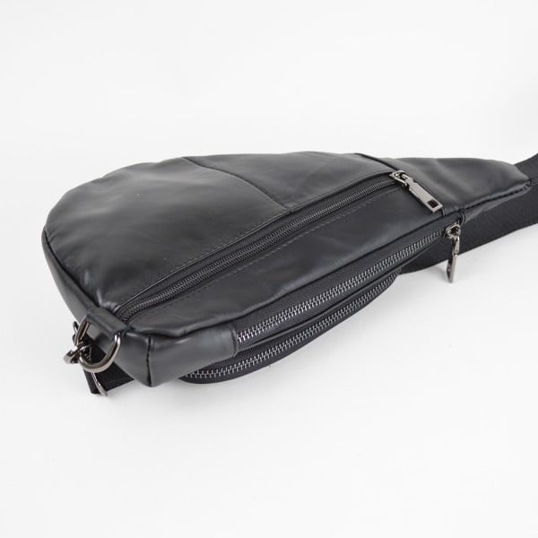 Geanta barbati, Martin GT1328, piele naturala, model negru - poza 5