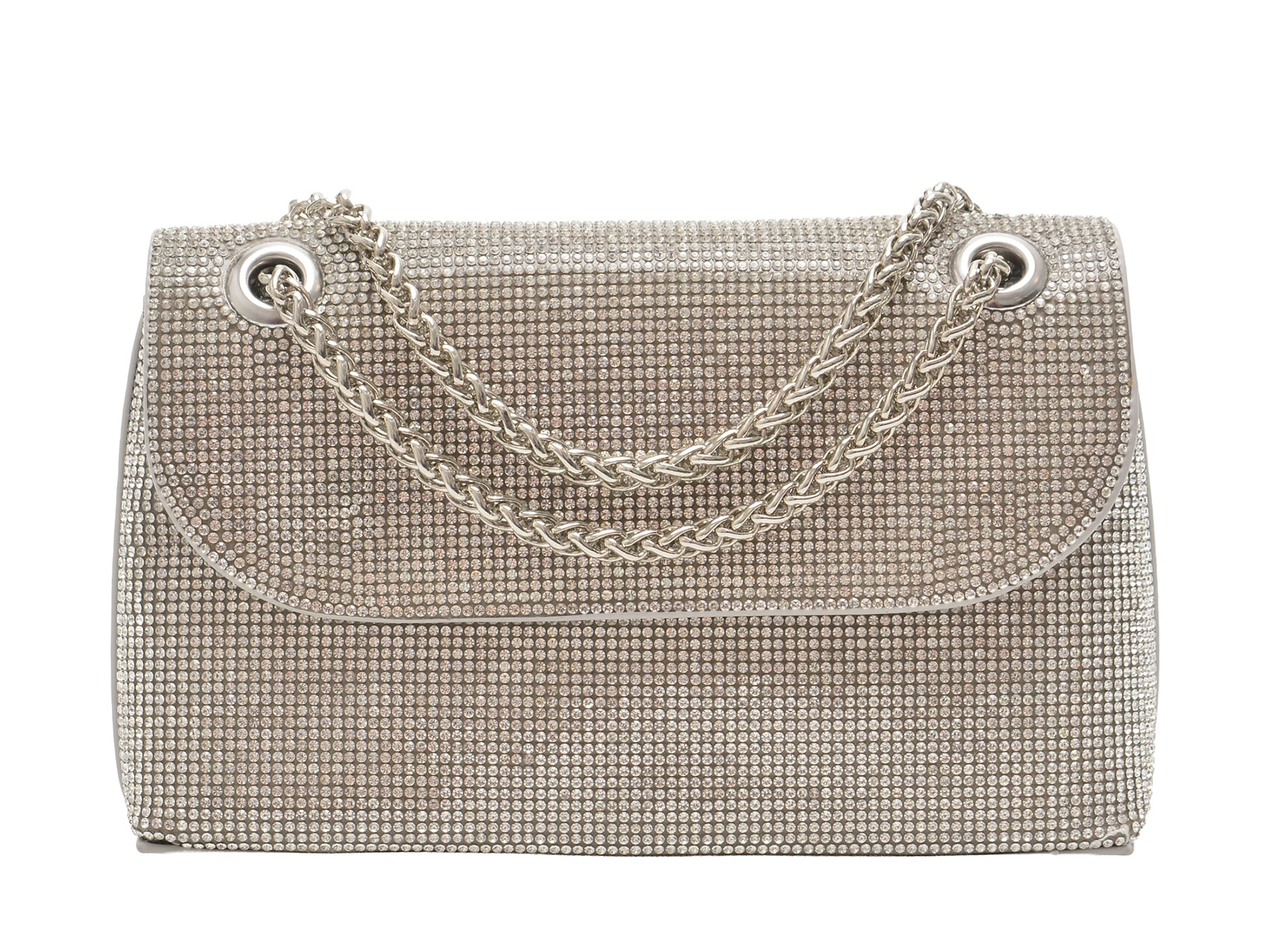 Geanta CALL IT SPRING argintie, LOVELLY 040, din piele ecologica