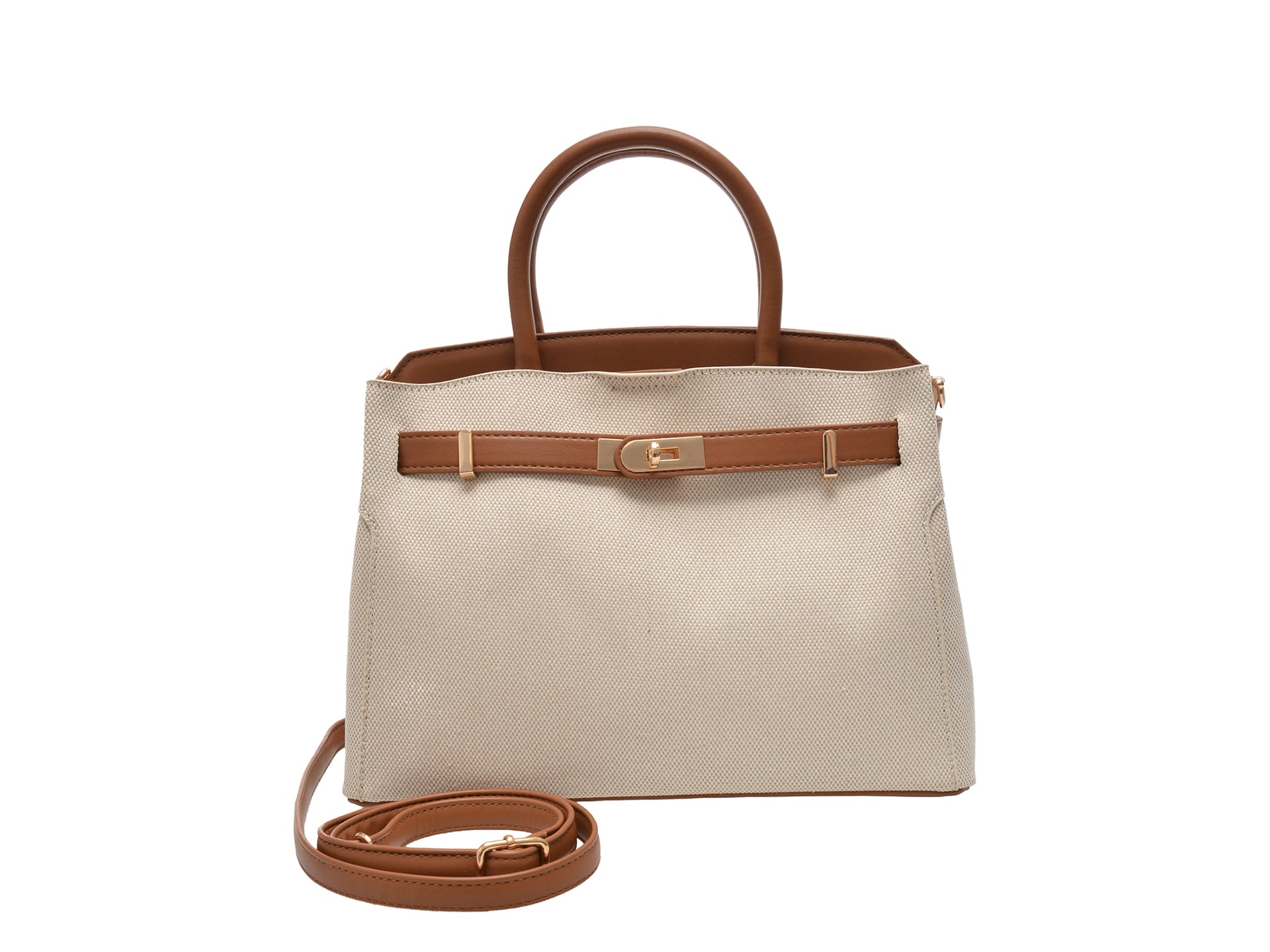 Geanta CALL IT SPRING bej, LEMERCIER 280, din material textil