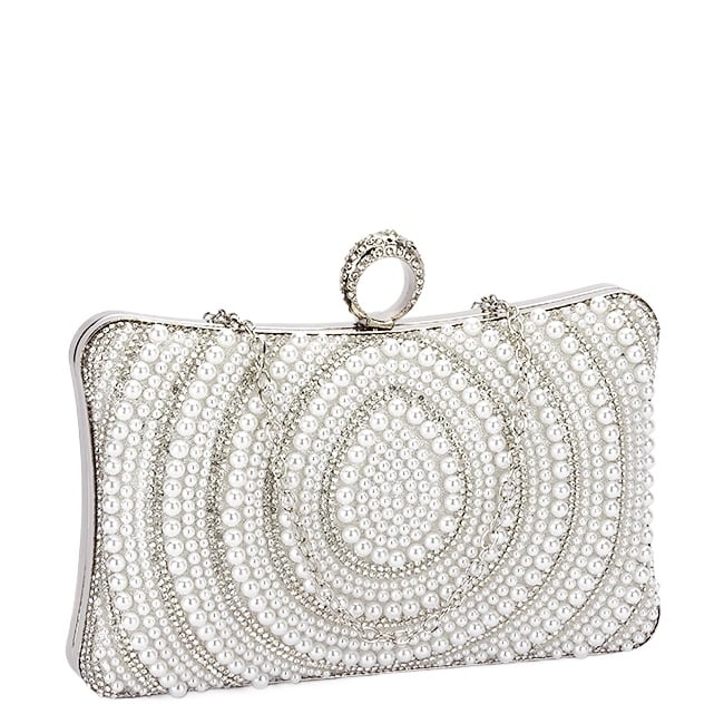 Geanta clutch arginite cu perle BYH-866 07