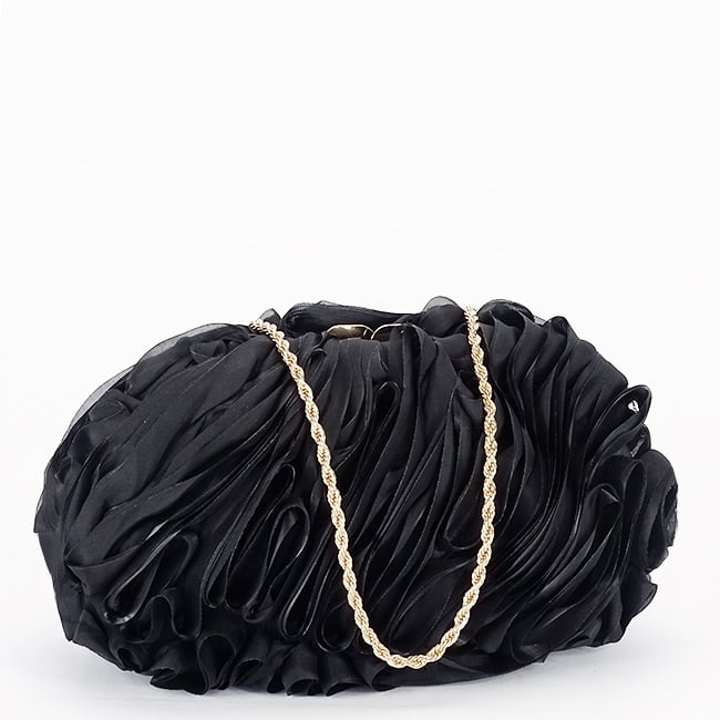 Geanta clutch negru cu model 3D BMN-1241 06
