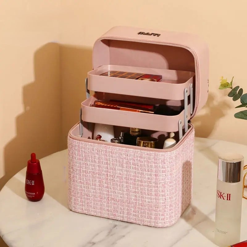Geanta cosmetice, Vespera AC005, Roz - poza 1