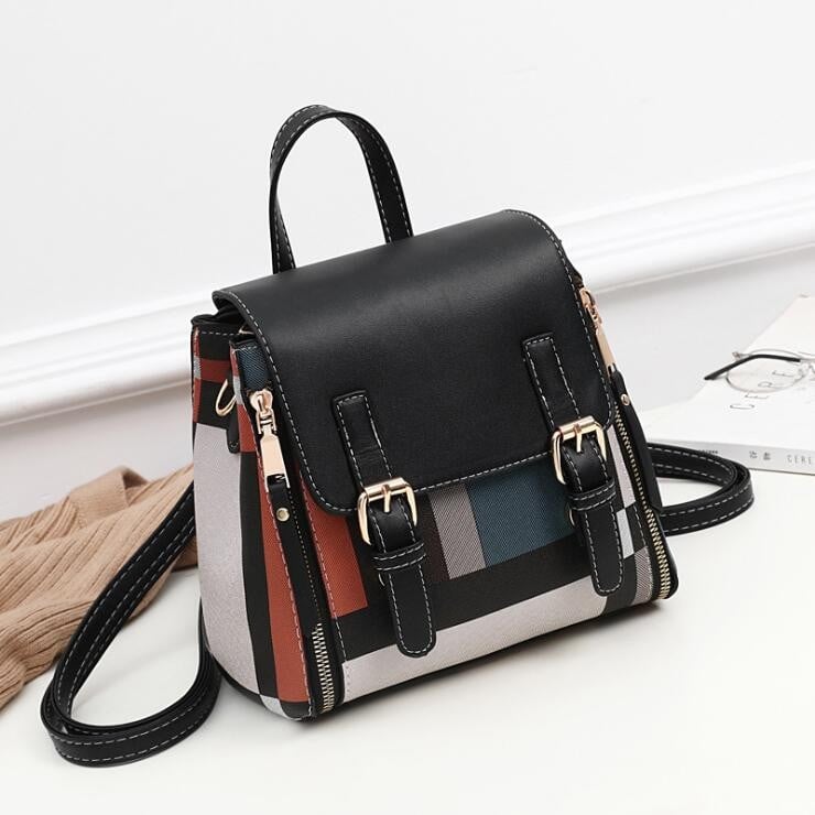 Geanta dama, Dalia GT1090, model multicolor - negru - poza 1