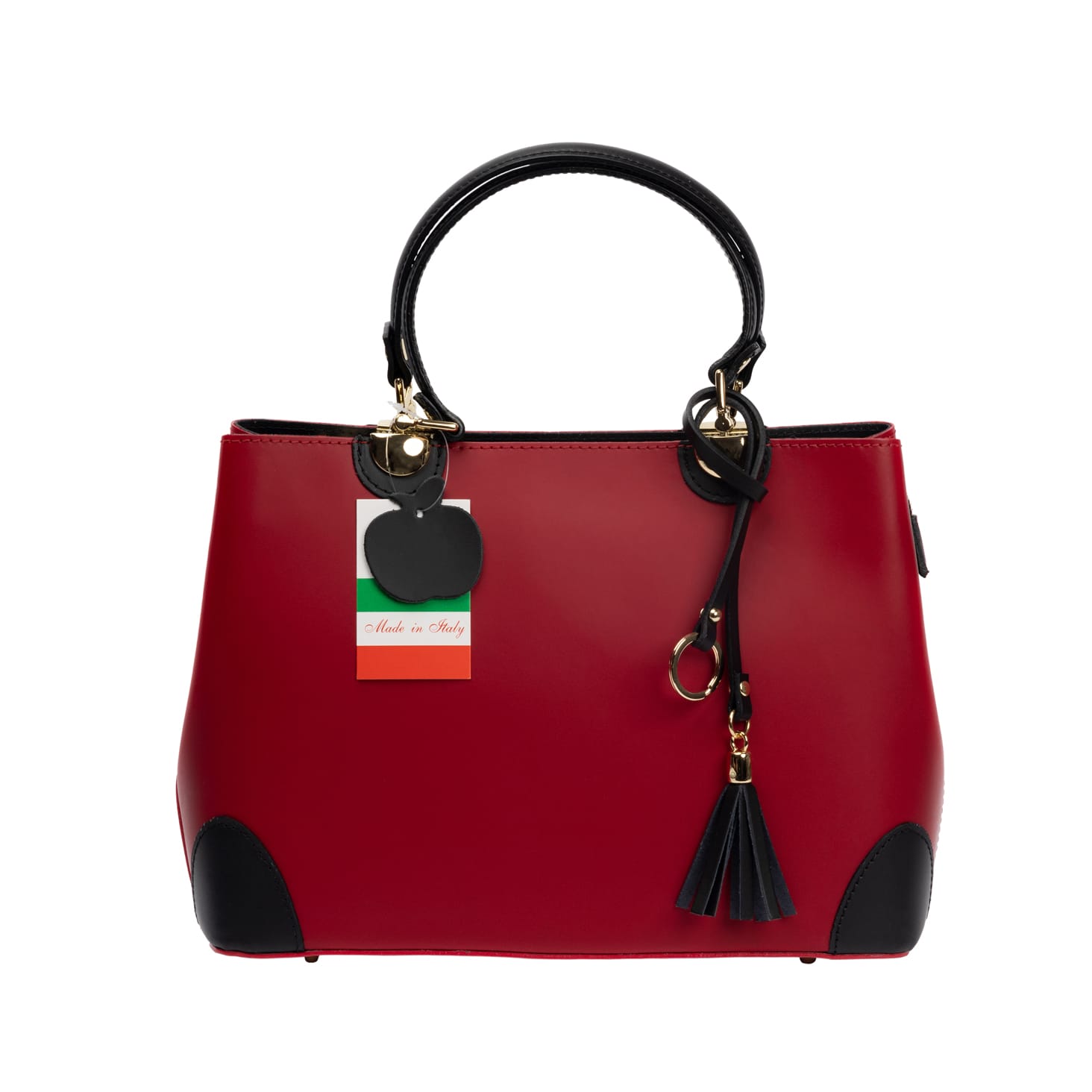 Geantă damă din piele naturala bordo Design Beauty