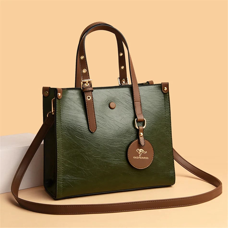 Geanta dama, Flordelis GT2701, Verde - poza 3
