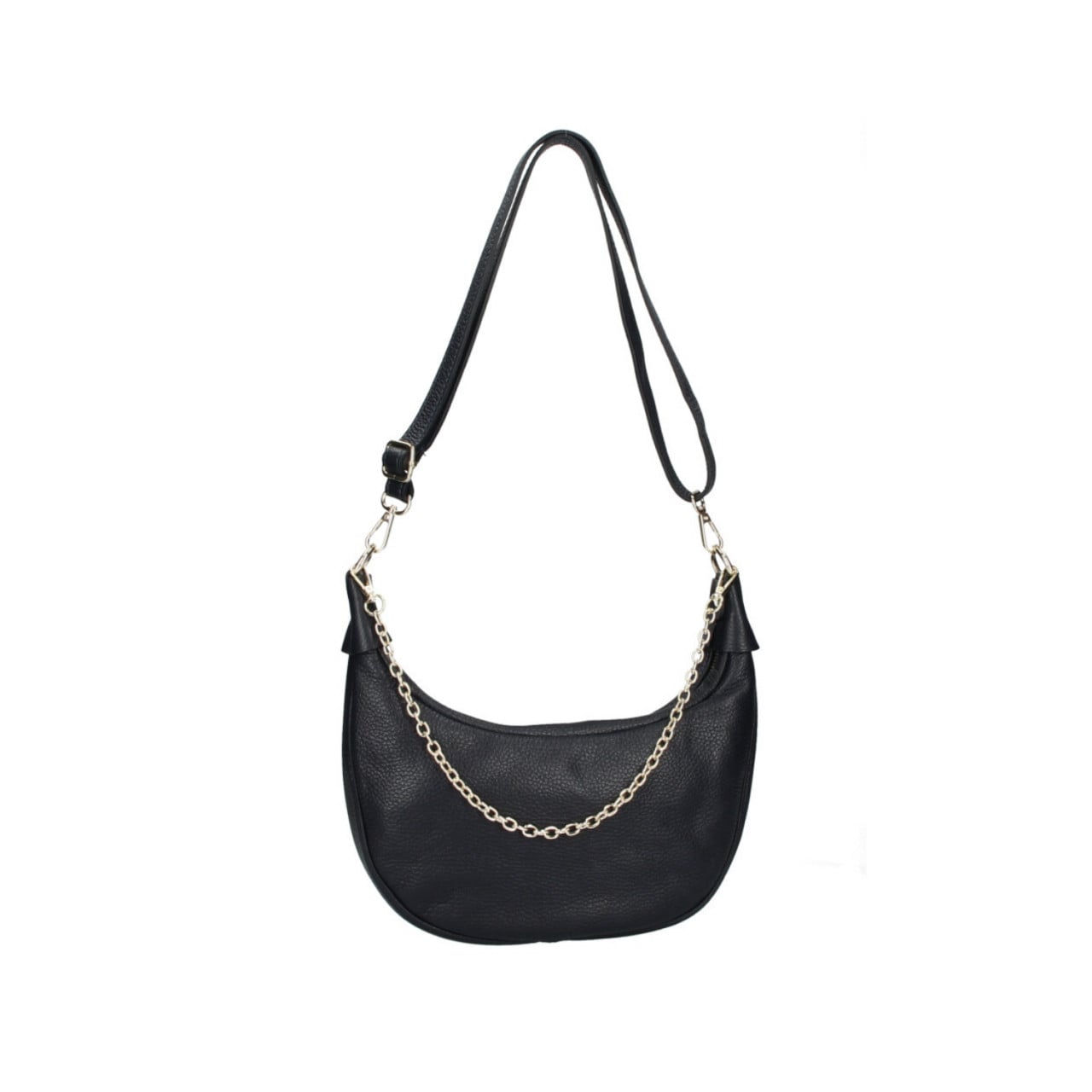 Geanta dama, GT2674 Chantal, piele naturala, Negru - poza 1