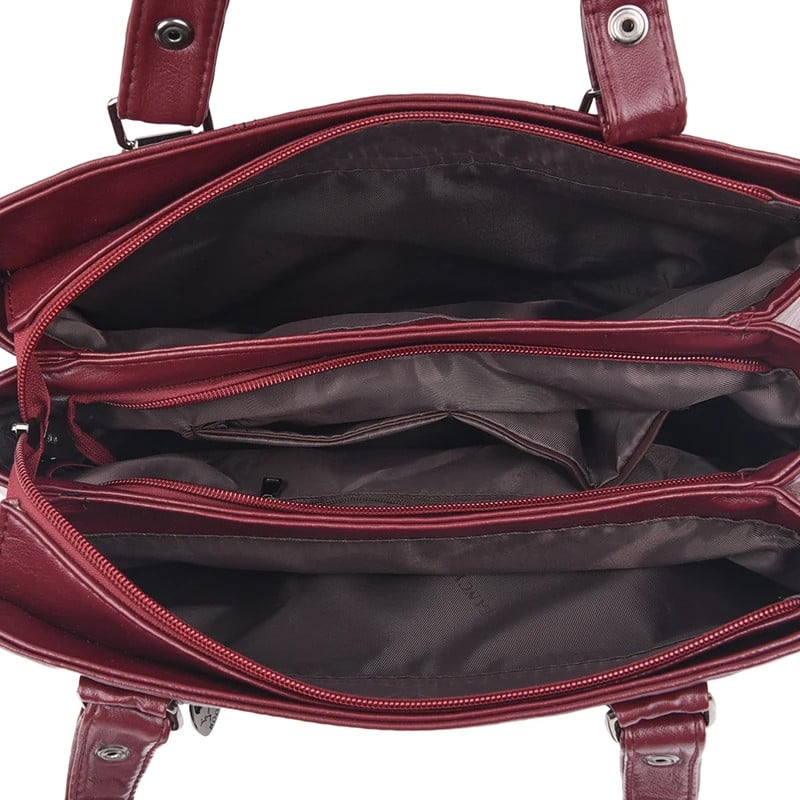 Geanta dama, Wilderose GT2522, Negru - poza 5