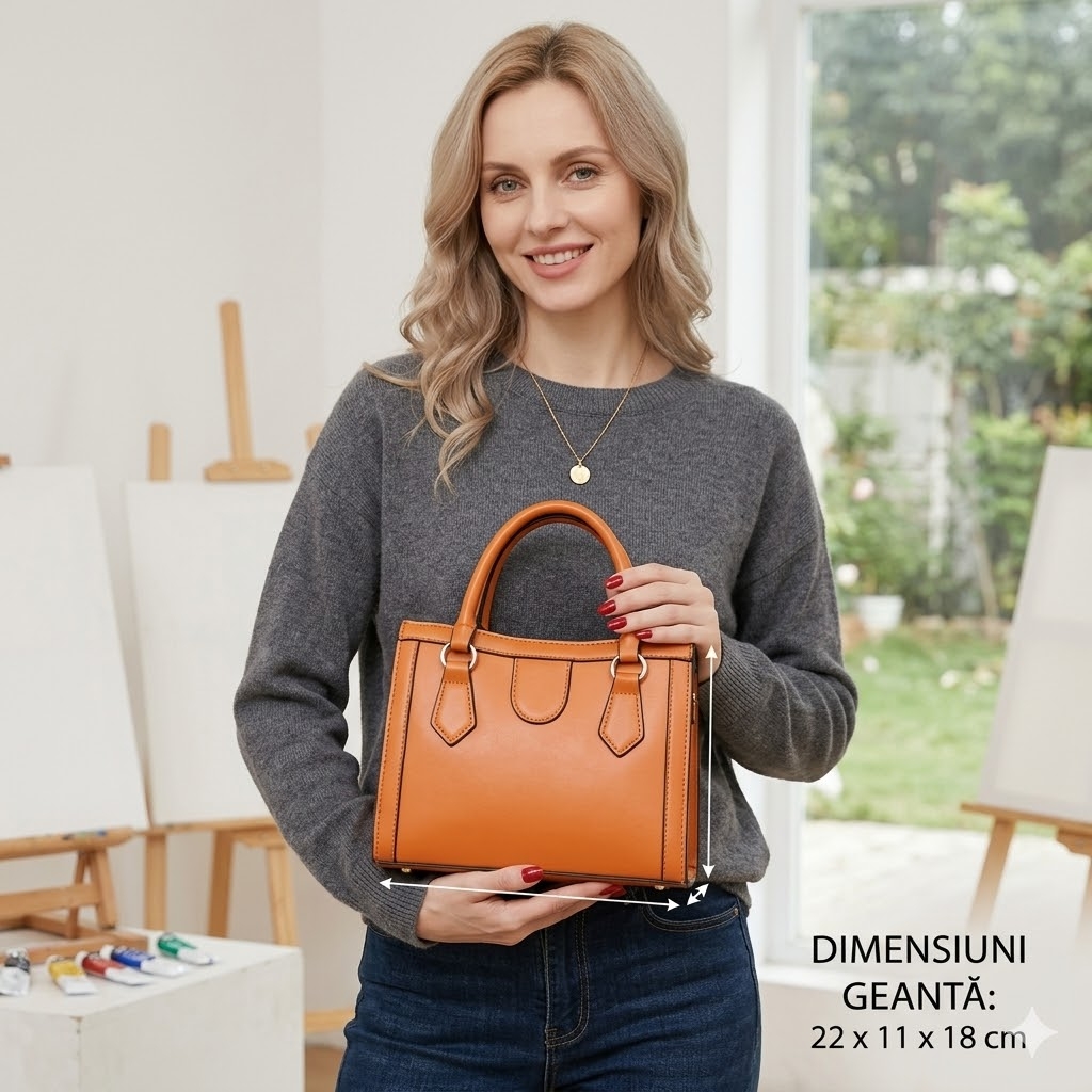Geanta dama, Yvaine GT3456, Maro - poza 2