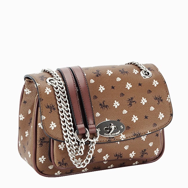 Geanta David Jones cu imprimeu logo CH21002 14