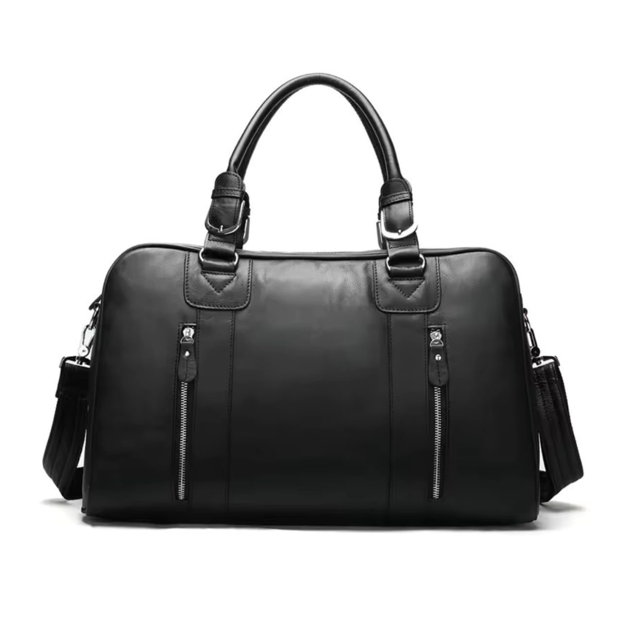 Geanta de calatorie unisex, Arion GT3280, piele naturala, Negru