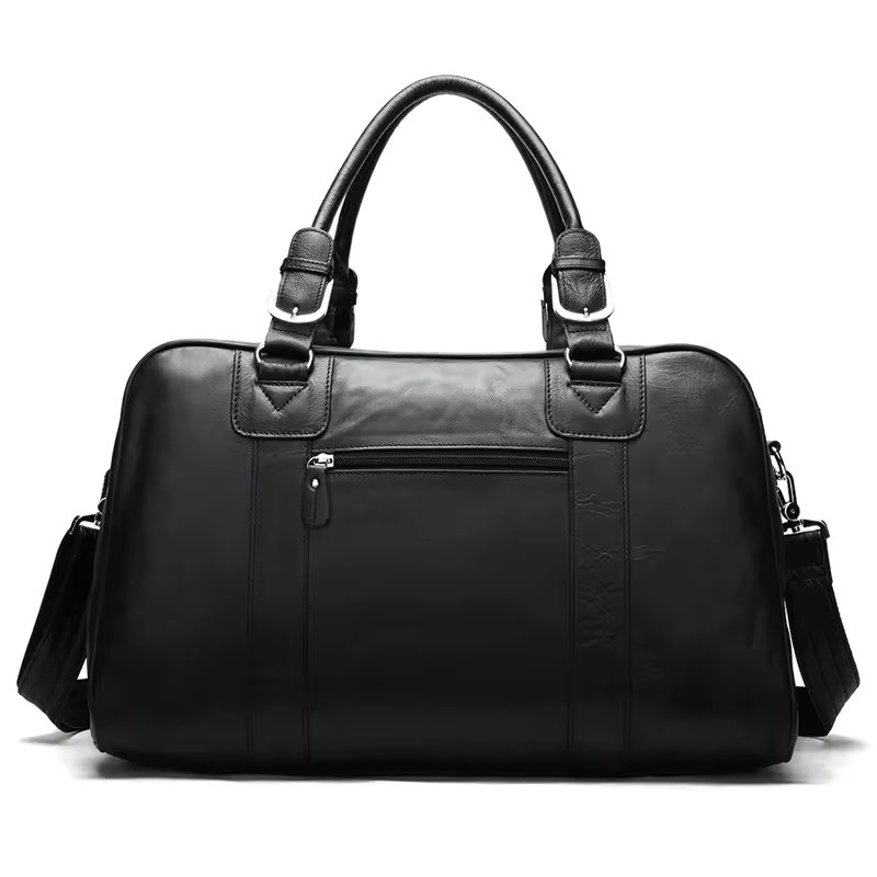 Geanta de calatorie unisex, Arion GT3280, piele naturala, Negru - poza 4
