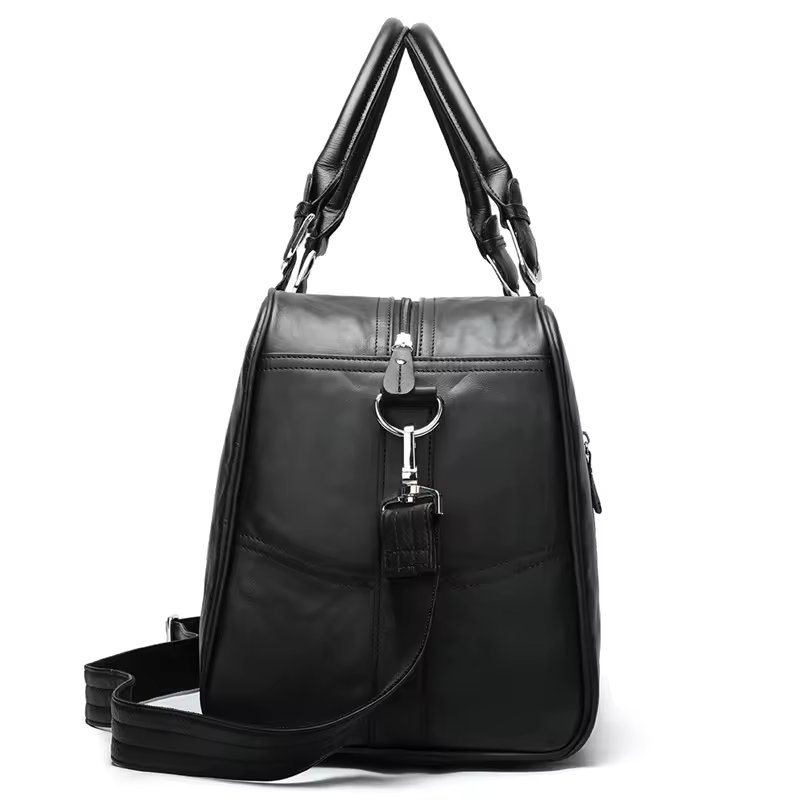 Geanta de calatorie unisex, Arion GT3280, piele naturala, Negru - poza 5