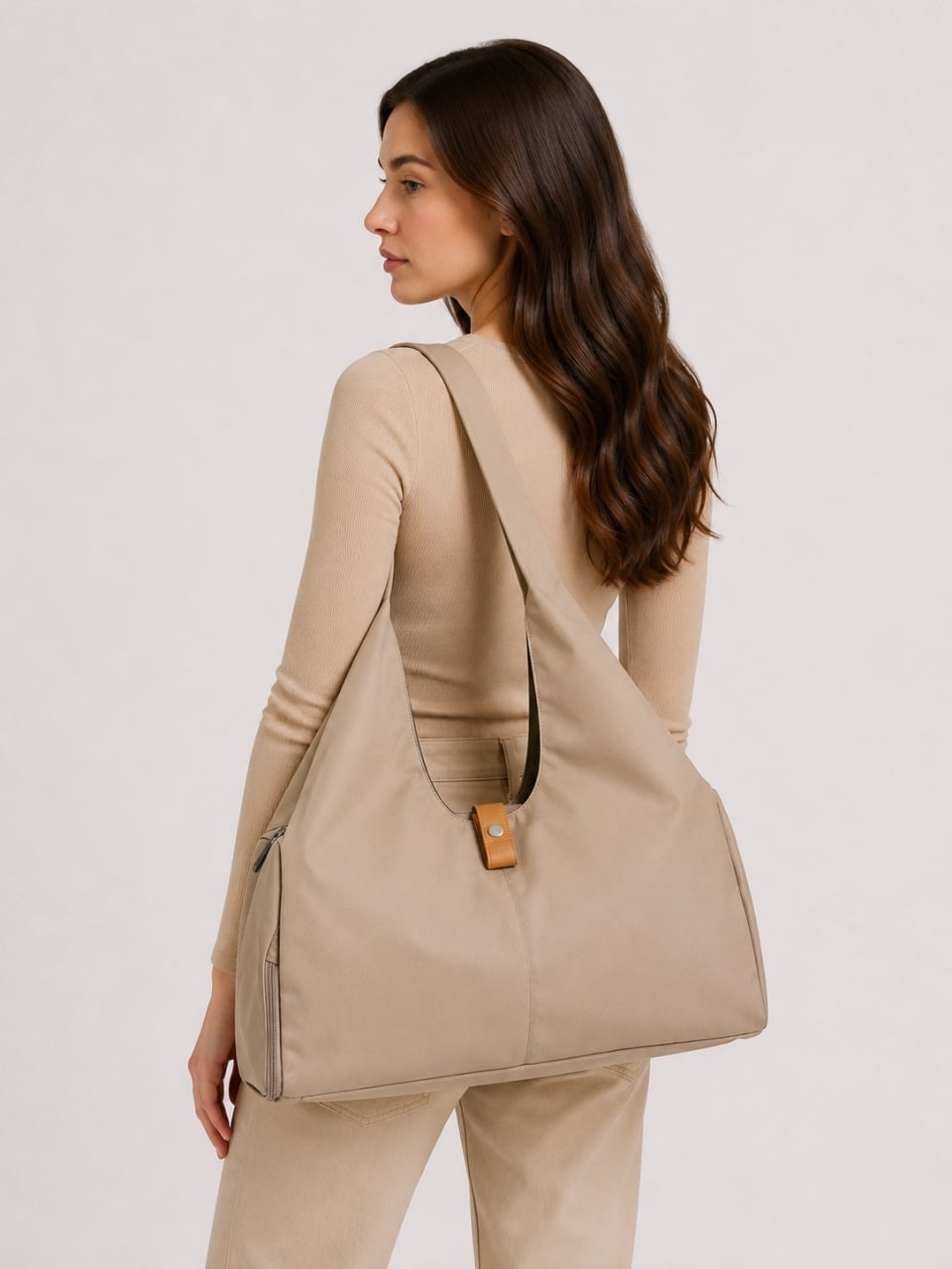Geanta de calatorie unisex, Silvya GT3555, Bej - poza 2