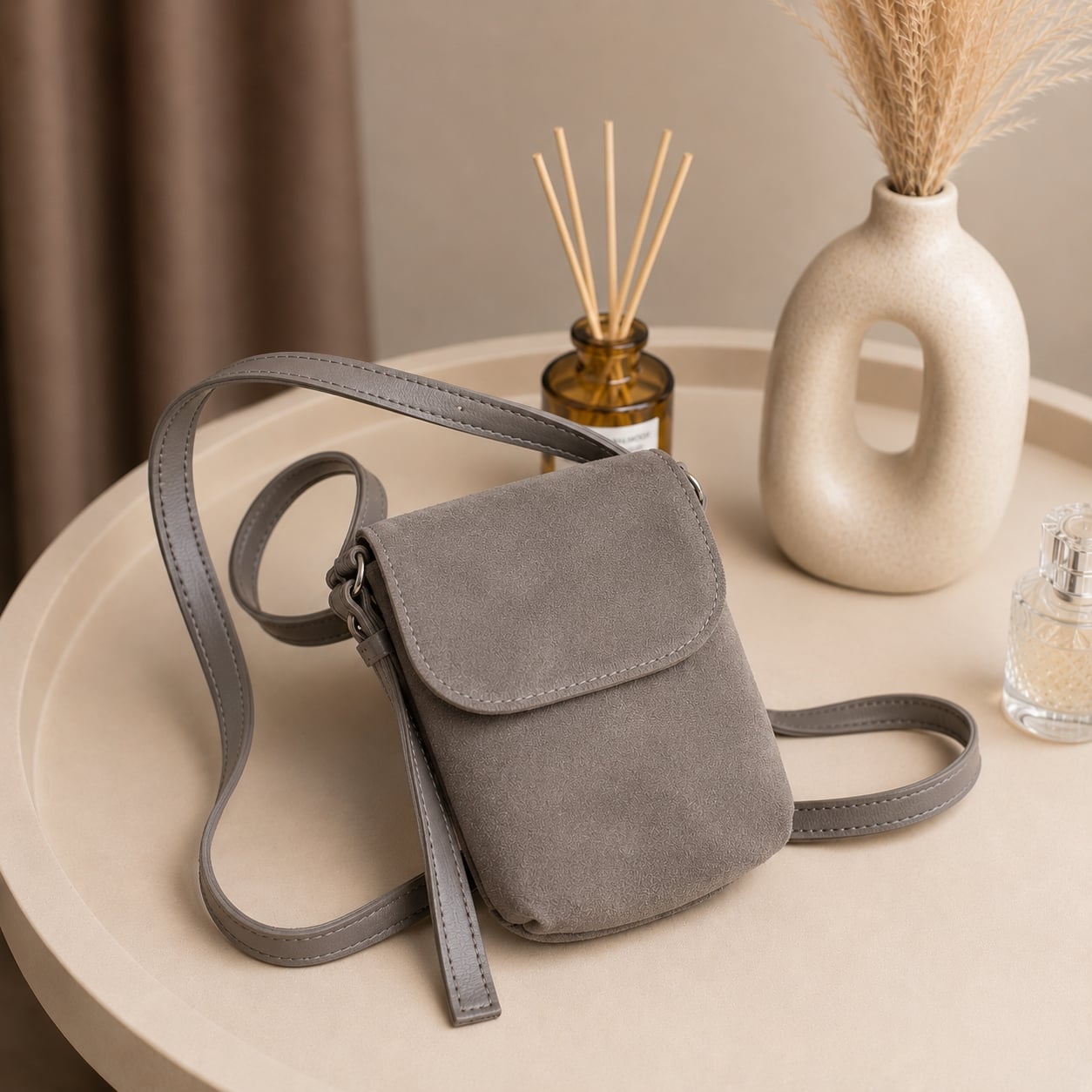 Geanta de dama, 270Z, model elegant, Gri - poza 1