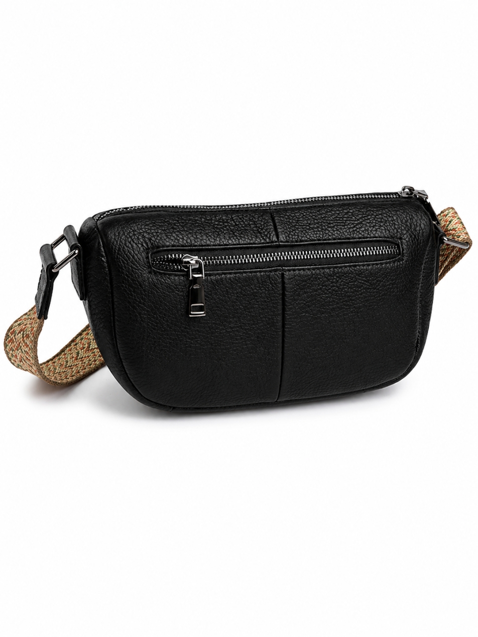 Geanta de dama, 5016, piele naturala, Neagra - poza 2