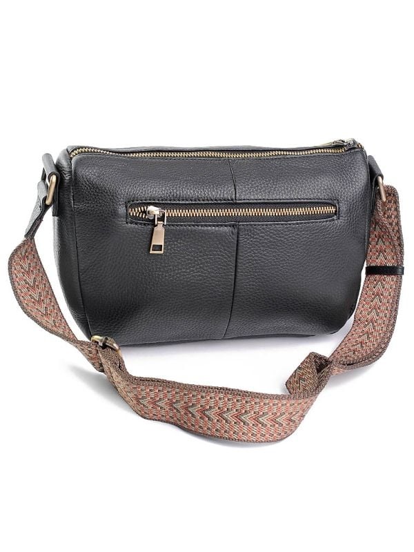 Geanta de dama, 5034, piele naturala, Neagra - poza 2