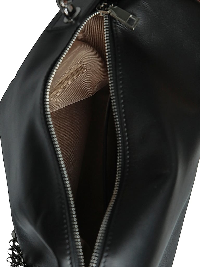 Geanta de dama, 7751, piele naturala, Neagra - poza 3