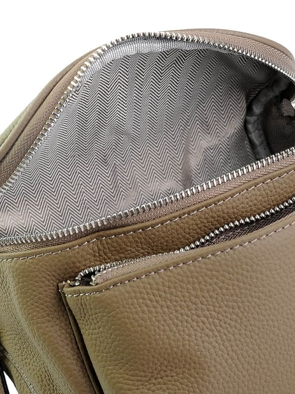 Geanta de dama, 99133, piele naturala, Taupe - poza 4