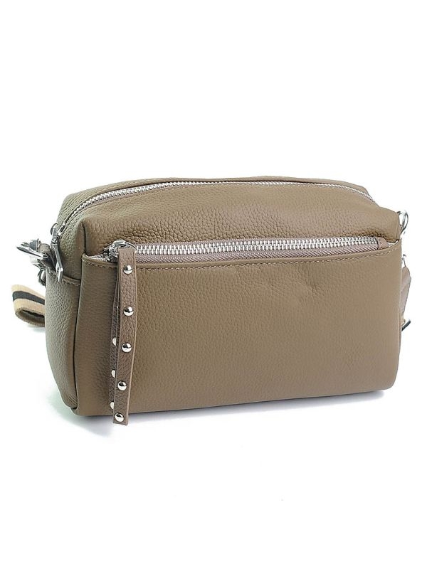 Geanta de dama, 99138, piele naturala, Crem - poza 3