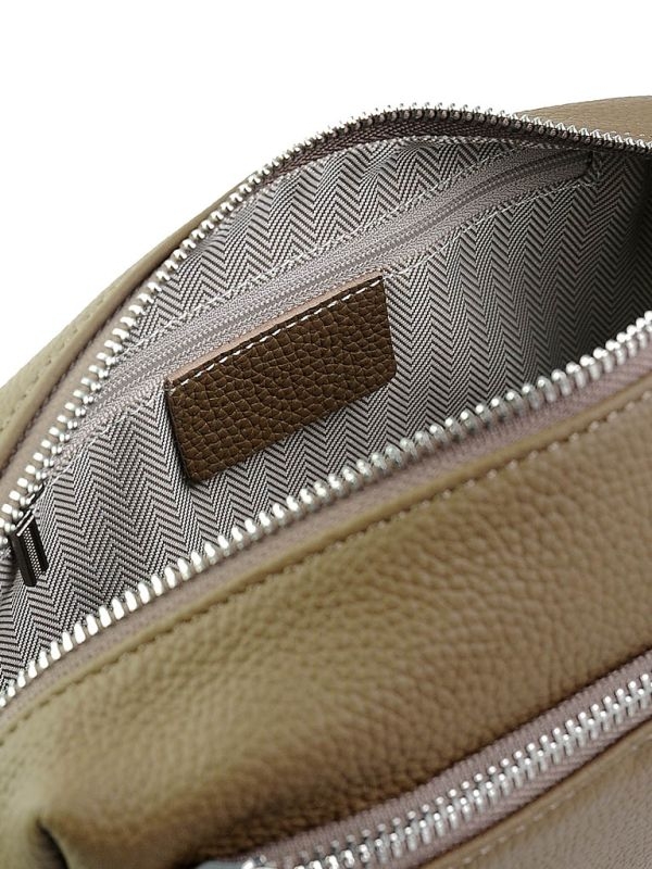 Geanta de dama, 99138, piele naturala, Crem - poza 4