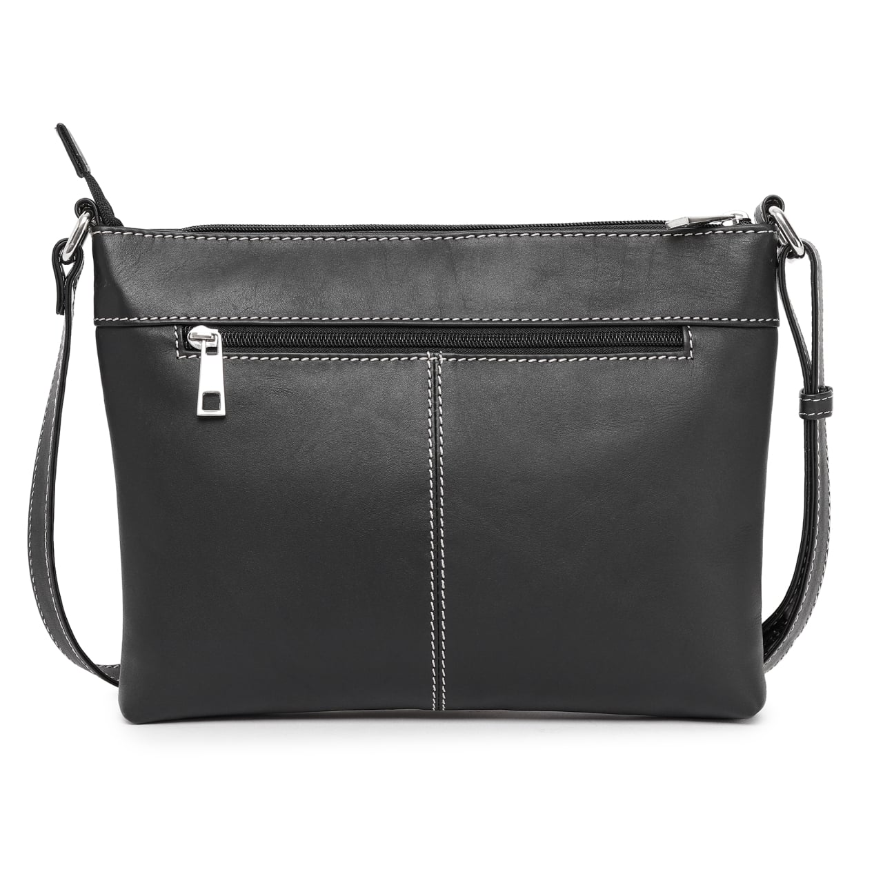 Geanta de dama, Adaline GT3884, piele naturala, Negru - poza 4