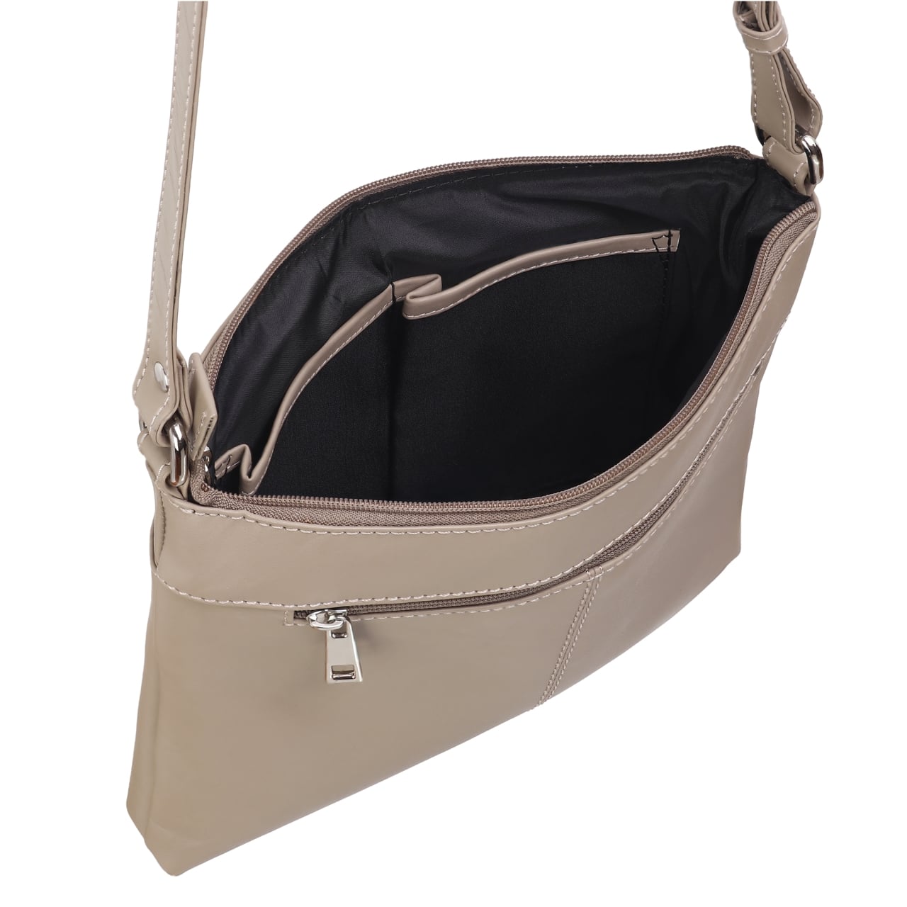 Geanta de dama, Adaline GT3885, piele naturala, Bej - poza 2