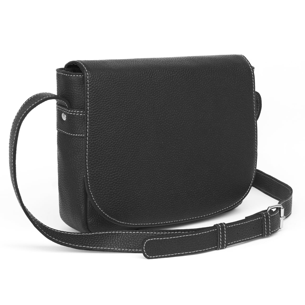 Geanta de dama, Aida GT3864, piele naturala, Negru